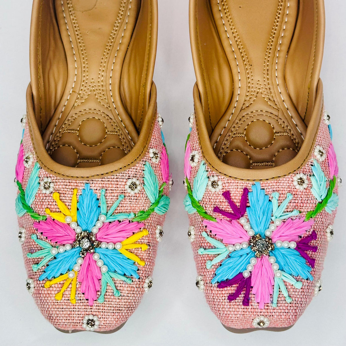 Punjabi Jutti Heavy Thread Sequence Work2904