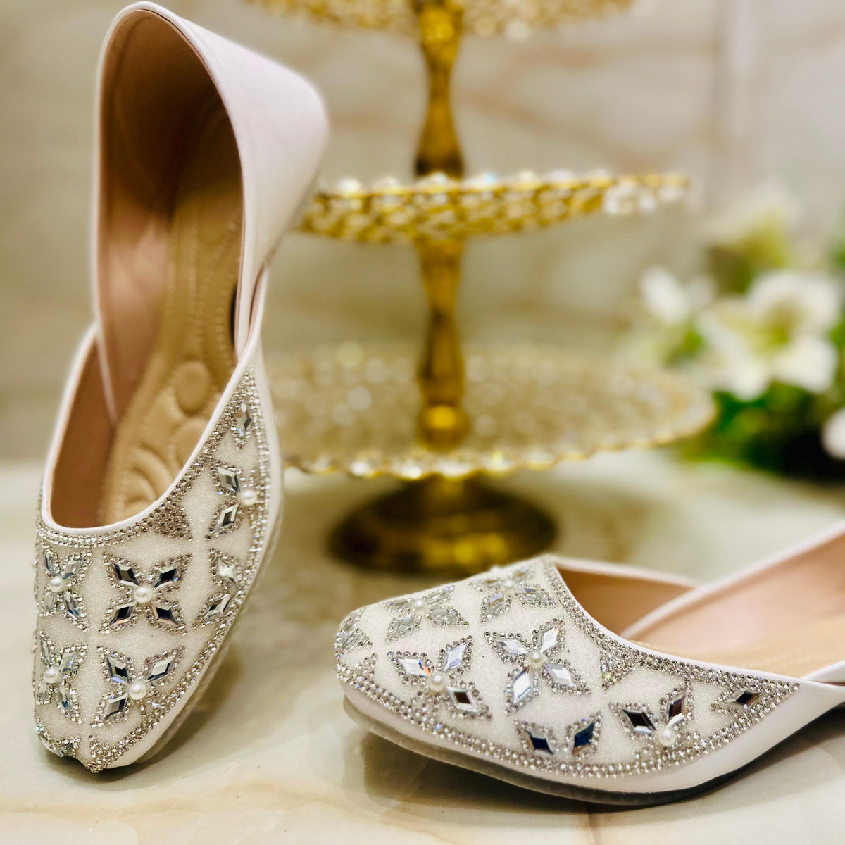 Punjabi Jutti Heavy Stone Work2917