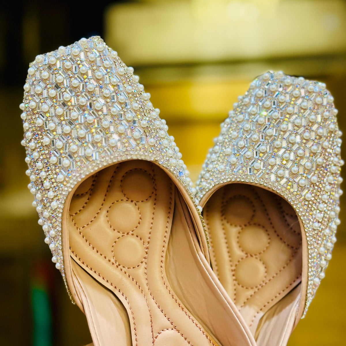 Punjabi Jutti heavy sequence cut work 0304