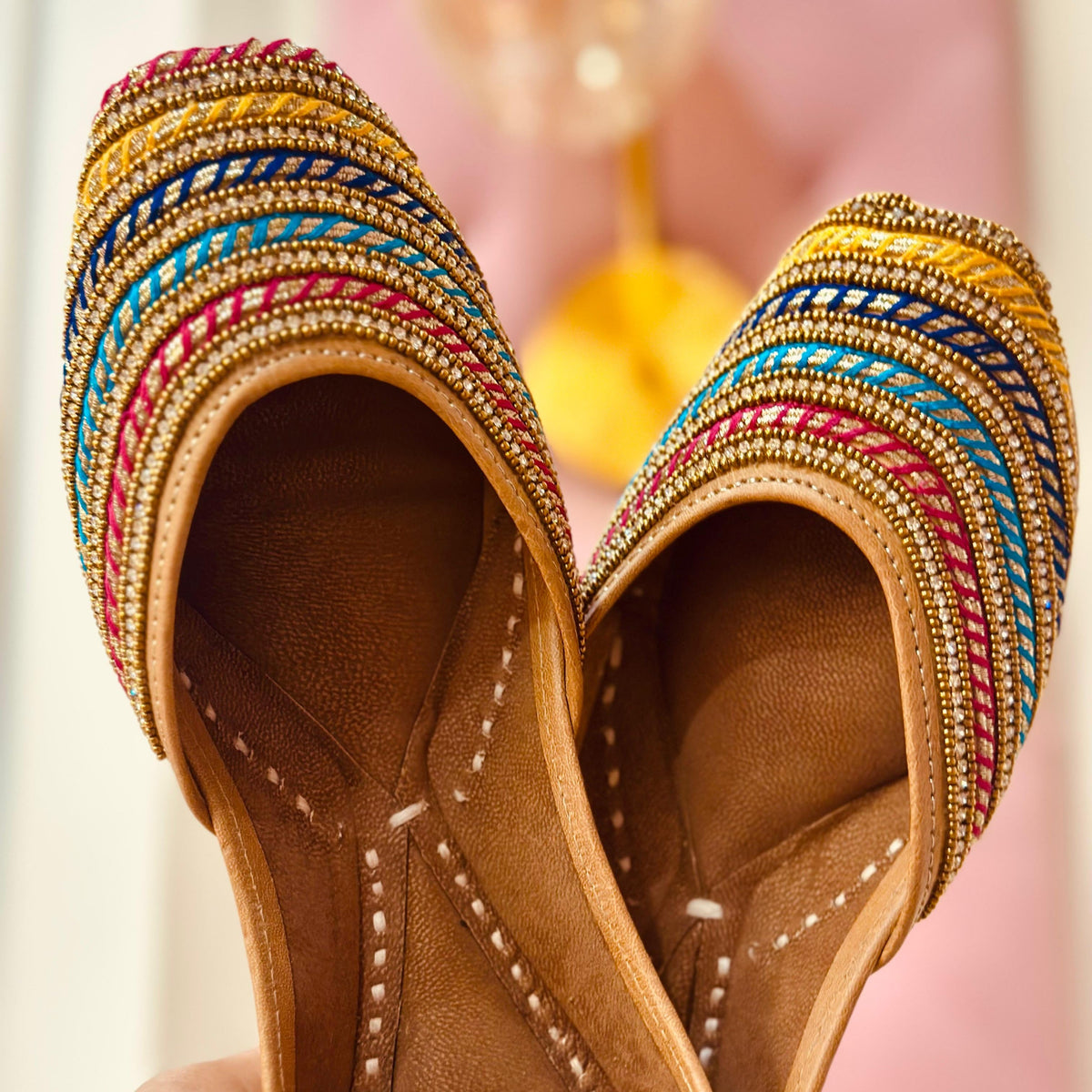 Punjabi Jutti multi Lace Work2503