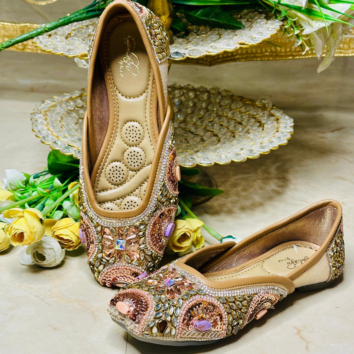 Punjabi Jutti heavy mirror work 710