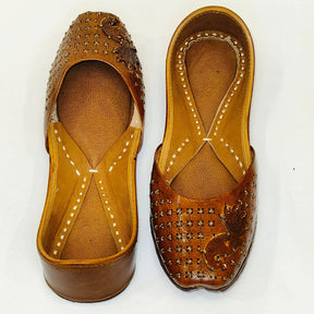 Punjabi Jutti peacock Aari Work2514