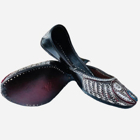 Punjabi Jutti pakisatni upper mota tilla work in  leather work 0313