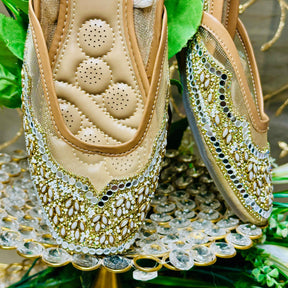 Punjabi Jutti heavy mirror work 704
