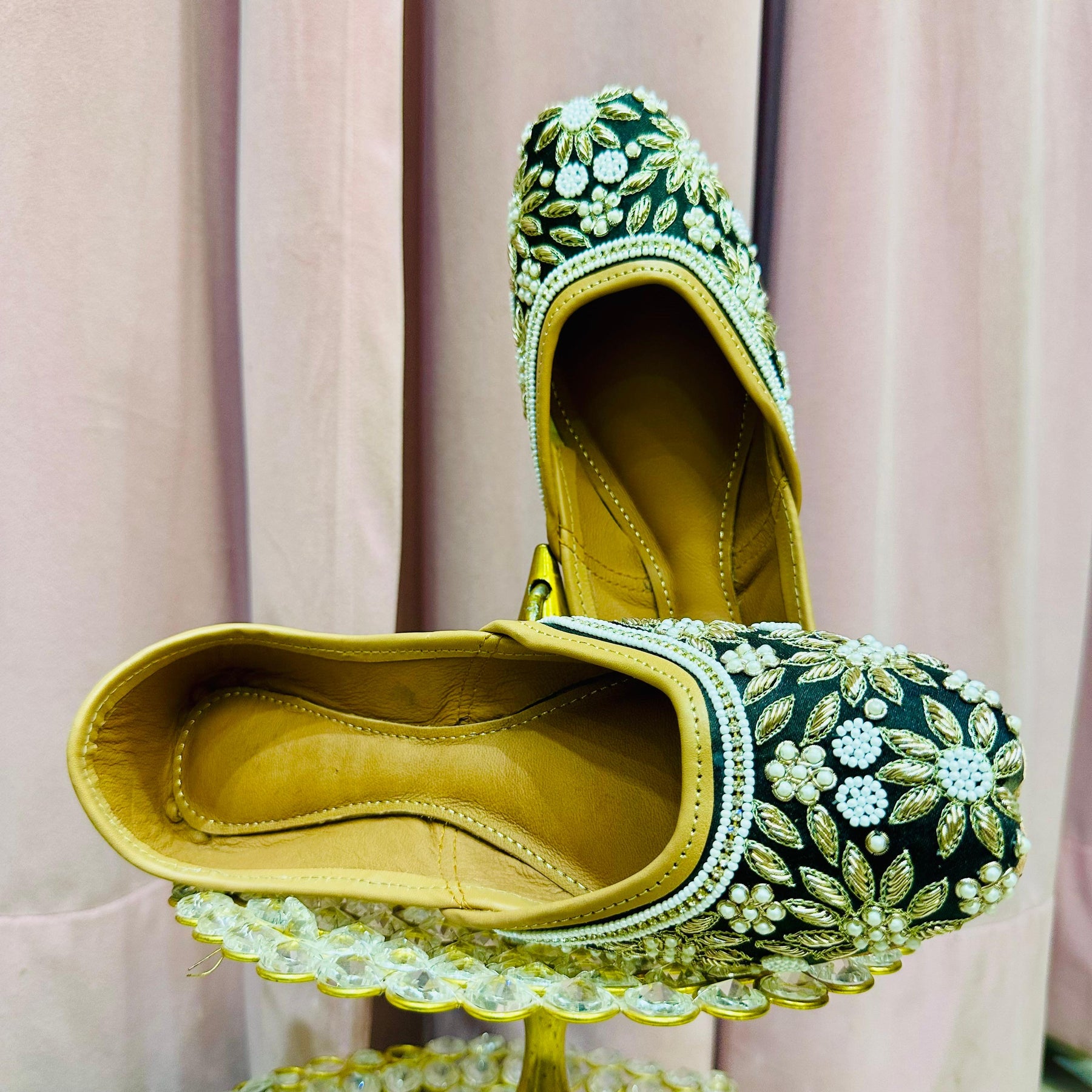 Punjabi Jutti Heavy Pearl Work3224