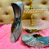 Punjabi Jutti pakisatni tilla upper leather work 713