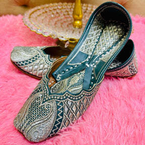 Punjabi Jutti pakisatni tilla upper leather work 713