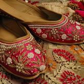 Punjabi Jutti Heavy Pearl Work2807