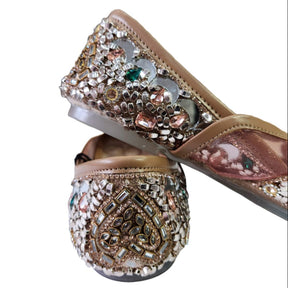 Punjabi Jutti heavy mirror work 703