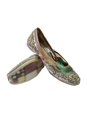 Punjabi Jutti heavy mirror work 704