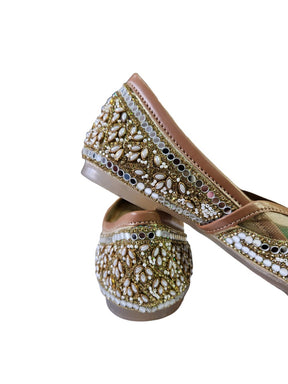 Punjabi Jutti heavy mirror work 704