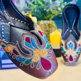 Punjabi Jutti pakisatni upper leather work 0312