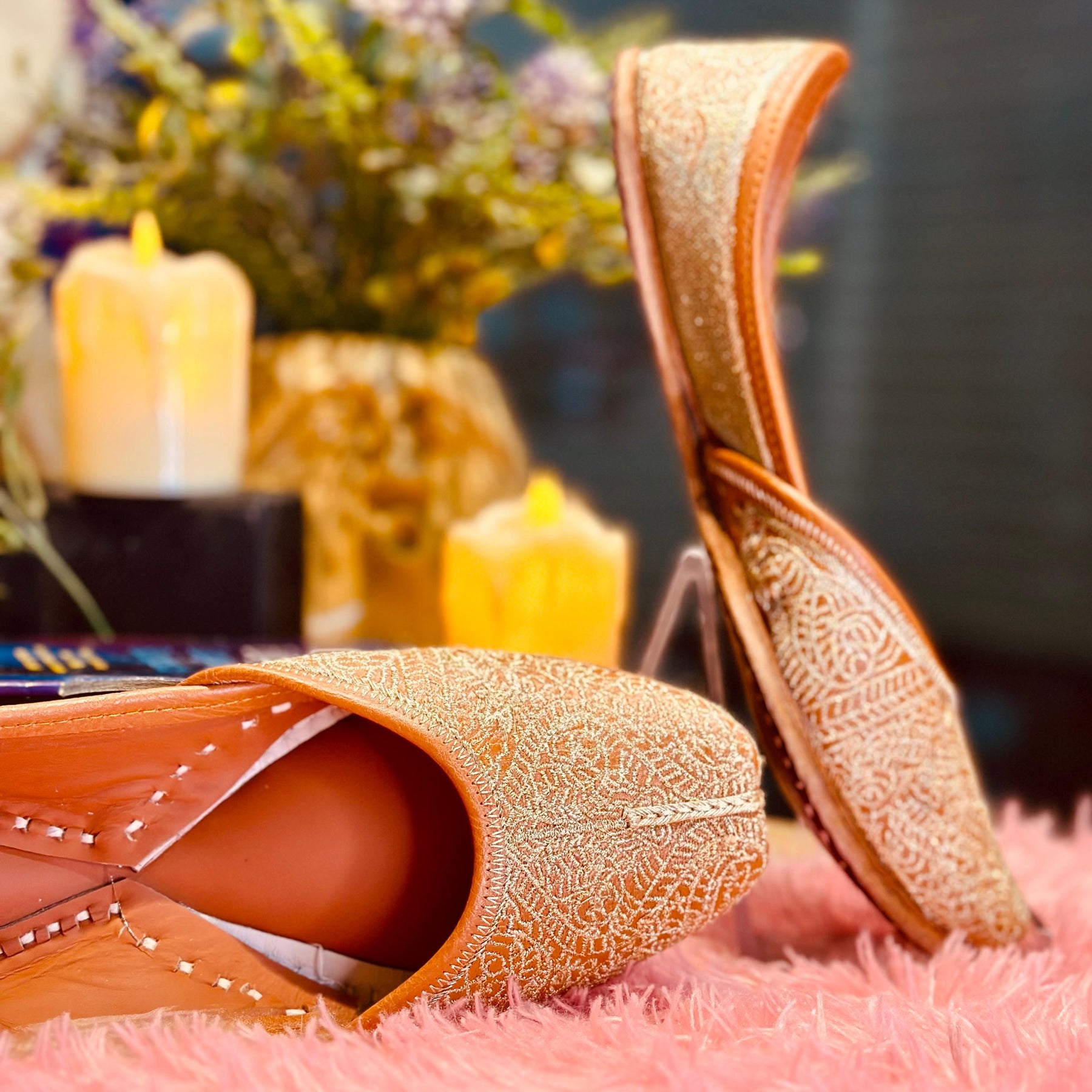 Punjabi Jutti Heavy Sparkel Thread Work2515